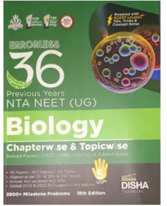 Errorless 36 Year Nta Neet Ug Biology C.W T.W 